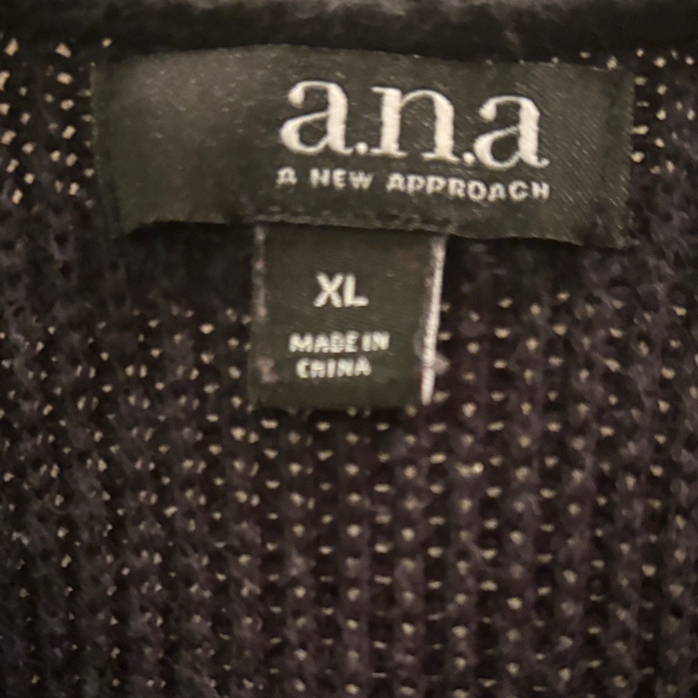 a.n.a Dark Knit Sweater XL